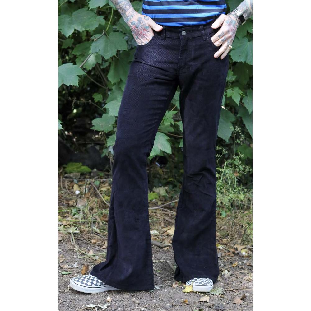 Corduroy bell cheap bottoms mens